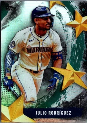 2025 Topps Stars of MLB Julio Rodriguez Seattle Mariners #SMLB-5 - Image 1 of 2