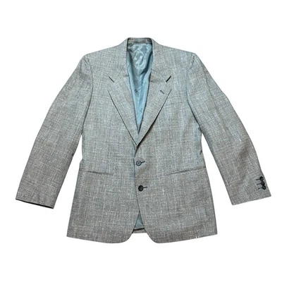 Blazer Givenchy Paris New York Hombre Talla 40 Gris Glen Check Lana Abrigo Deportivo  Foto 1 de 4