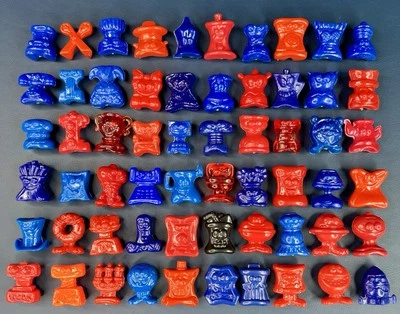 Classic GoGos Crazy Bones Things Complete Mixed Set of 60 Figures Rare Vintage - Image 1 of 4