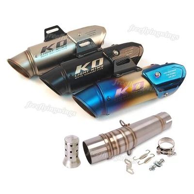 Silenciador de tubo de escape de enlace medio antideslizante para Honda NC700 NC750X Foto 1 de 4