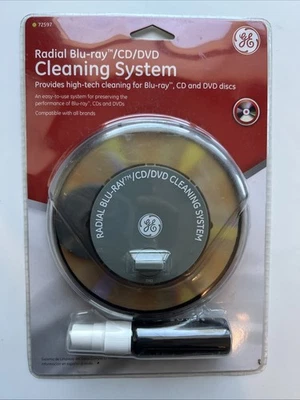 Sistema de limpieza de CD/DVD radial GE 72597 NUEVO sellado Foto 1 de 2