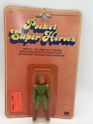 Figura de acción MEGO Pocket Super Heroes Joe-El 1979 sin usar, en caja Foto 1 de 4