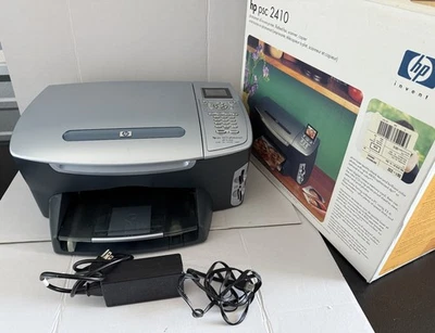 HP PSC 2410 Photosmart All-In-One Printer Fax Scanner Copier IOB Works - Image 1 of 4