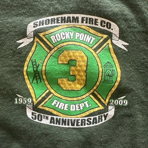 Firefighter Rocky Point FD 50th Anniversary T Shirt Size XL ASI - Picture 1 of 4
