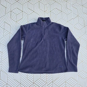 Patagonia Women's 90s Capilene Half Zip Fleece Outdoors Winter Thermal Purple - Picture 1 of 5