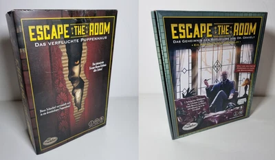 2 Stück ThinkFun Escape the Room Puppenhaus und Dr. Gravely Brettspiel komplett - Bild 1 von 4