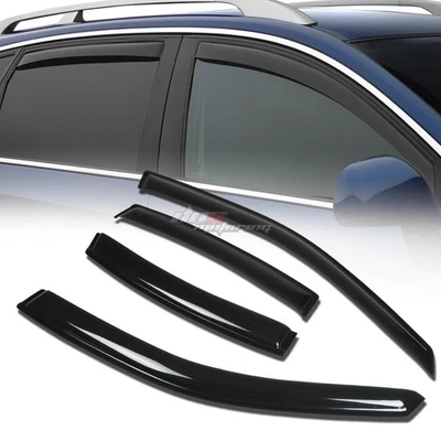 FOR 00-05 BONNEVILLE 4DR SMOKE TINT WINDOW VISOR SHADE/VENT WIND/RAIN DEFLECTOR - Image 1 of 4