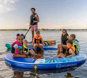 HO Sports Mini Oasis 8’ Inflatable Water Ring Float - Picture 1 of 5