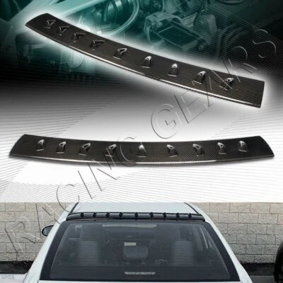 ALERÓN ESTILO ALETA DE TIBURÓN TECHO TRASERO FIBRA DE CARBONO REAL APTO PARA TOYOTA COROLLA 13-17 Foto 1 de 4
