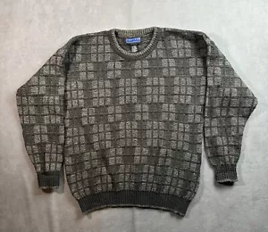 VTG Jantzen Classics Knit Nautical Fisherman Sweater Cable Knit Crew Neck Heavy - Picture 1 of 4