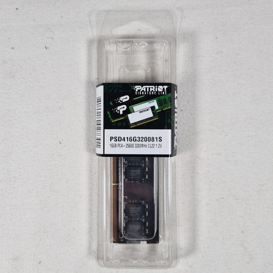 Patriot 16GB Laptop RAM SODIMM PSD416G320081S NEW & SEALED - Image 1 of 4