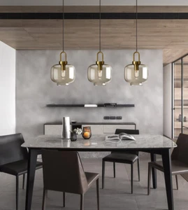 Kitchen Pendant Light Living Room Lamp Bar Pendant Lighting Glass Ceiling Lights - Picture 1 of 5