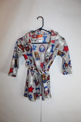 Nickelodeon Robe Boy's Size: XS (4) Gray Paw Patrol Hooded - Image 1 of 4