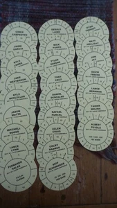 2011 Vintage CADACO ALLSTAR BASEBALL GAME DISCS St. Louis Cardinals, 25 Discs - Picture 1 of 2