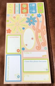 FISKARS HUGE CLOUD 9 DESIGN CARDSTOCK STICKERS MEMORY MAKER CHEERFUL * - Picture 1 of 1