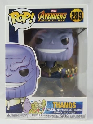 Marvel Funko Pop - Thanos - Avengers Infinity War - No. 289 - Free Protector - image 1 of 4