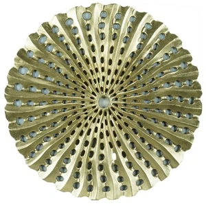 Abstract Gold Plate Wall Décor - Picture 1 of 4