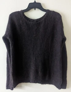 Hartford Alternative Classics Womens Knit Sweater Button Back Eggplant SIZE 1 - Picture 1 of 12