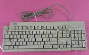 Vintage IBM KB-7953 Wired Keyboard White Standard 104 keys PS/2 - Picture 1 of 6