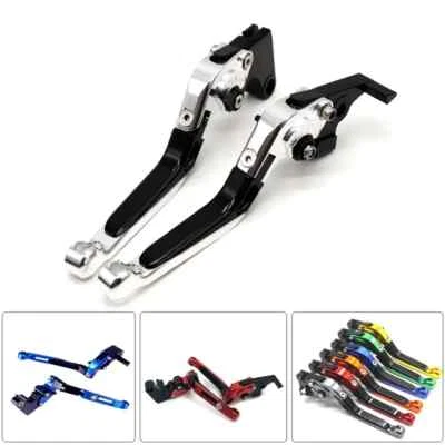 Palancas de embrague de freno extensibles plegables para motocicleta Suzuki GSF600F RF600R DL650 Foto 1 de 4
