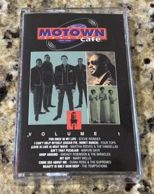 MOTOWN CAFE CASSETTE, VARIOUS ARTISTS VOLUME 1 MARVIN GAYE, SMOKEY 4 TOPS - Image 1 of 4