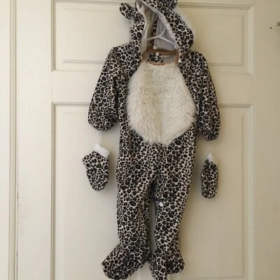 Disfraz Halloween Gato Leopardo (12-24M) Niños Negro Blanco Foto 1 de 4