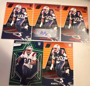Marte Mapu New England Patriots Red Zone Auto Lot of 5 Cards - Picture 1 of 1