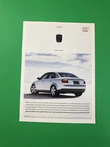 2002 2003 AUDI A4 VINTAGE ORIGINAL PRINT AD ADVERTISEMENT PRINTED - Picture 1 of 1