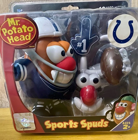 NEW NFL Sports Spuds Indianapolis Colts Hasbro Mr. Potato Head Football Toy 2010 Cover