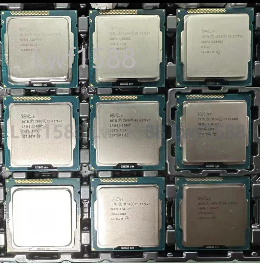 Intel Xeon E3-1270V2 quad-core SR0P6 3.5GHz 8M LGA 1155 CPU E3-1270V2 - Image 1 of 1