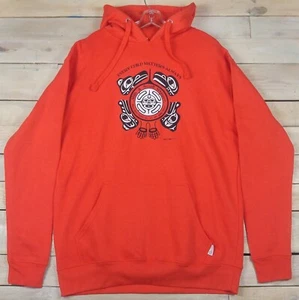 EVERY CHILD MATTERS ALWAYS Native Graphic Pullover Orange Hoodie Sweater Size XL - Picture 1 of 6