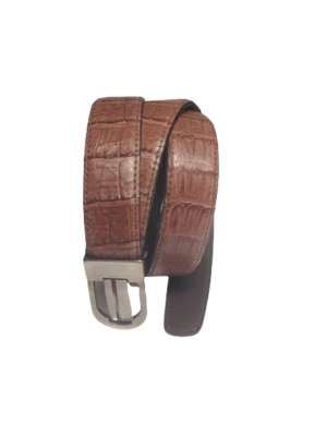 Amboise 5160 Ceinture Cuir de Crocodile - Photo 1/2