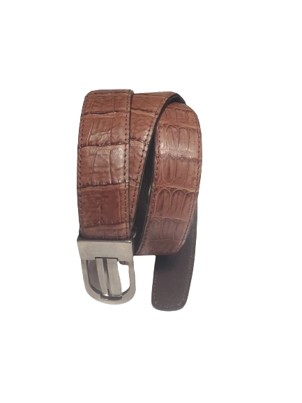 Amboise 5160 Ceinture Cuir de Crocodile - Photo 1/2