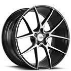 (4) 20" Savini Wheels Black Di Forza Bm14 Machined Rims (B13)