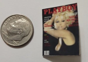 Miniature Dollhouse book magazine 1" 1/12 scale Playboy Pamela Anderson Black - Bild 1 von 11