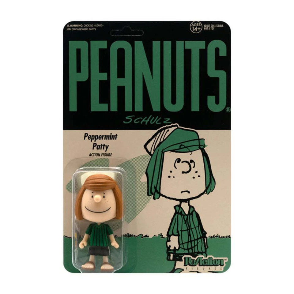 Super7 Reaction Peanuts Figurine Camp Peppermint Patty