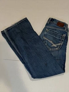 Buckle BKE Jeans Herren 31R blau Justin Bootcut Denim Baumwollmischung Maße 30x31 - Bild 1 von 8