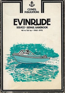 ¡MANUAL DE SERVICIO Y REPARACIÓN EVINRUDE 40-135 HP 1965-1975!ª Edición 1ª Impresión - Imagen 1 de 2