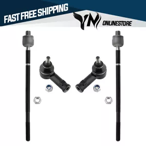 4X NEW FRONT TIE RODS & LINK KIT FOR 01-06 Hyundai Santa ES3616 - Picture 1 of 8