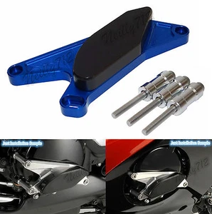 Left Engine Stator Crash Pad Slider Blue Fit SUZUKI Hayabusa B-King GSX1300 R/BK - Picture 1 of 9