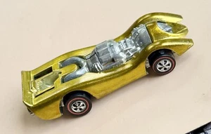 1973 Jet Threat Near Mint Gold Color  Redline HotWheels Cars - Picture 1 of 10