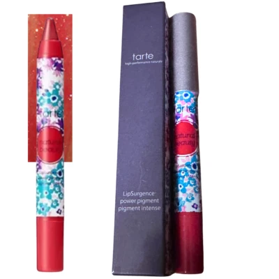 Tarte LipSurgence Power Pigment in NATURAL BEAUTY Pencil Red FULL SZ SHIPS FREE - Image 1 of 4