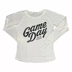 3XL JULIE LuLaRoe Langarmshirt ~ GAME DAY HERE FOR THE SNACKS ~ Größen 24-26 - Bild 1 von 3