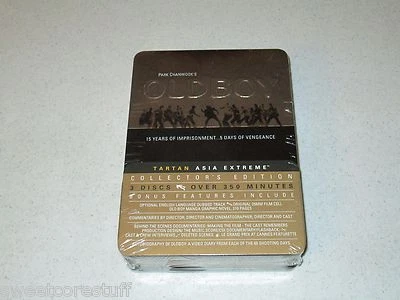  Oldboy DVD, 2006, 3-Disc Set Steel Tin Edition Sealed - Image 1 of 3