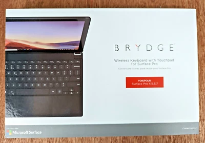 Brydge BRY7012 12.3 Pro+ Wireless Keyboard w/ Touchpad for Surface Pro 4,5,6,7 - Image 1 of 4