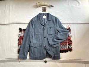 Levi's LMC 30s 40s Jacket Field Work Herringbone Hunt BNWOT Lightweight Crafted - Picture 1 of 23