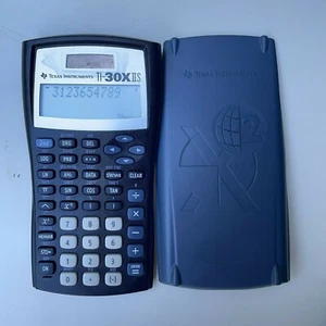 Texas Instrument TI-30X IIS Scientific Calculator TI-30XIIS Solar with Cover  - Picture 1 of 3