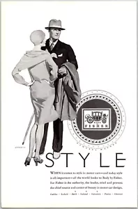 PRINT AD 1928 Body by Fisher Style in Motor Cars McLelland Barclay 6.75 x 10 - Picture 1 of 3