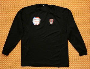 Rotherham, Maglietta Calcio Nera a Maniche Lunghe, Uomo Large - Foto 1 di 1