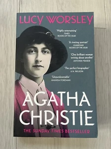 Agatha Christie by Lucy Worsley The Sunday Times Bestseller Paperback 2023 - Picture 1 of 2
